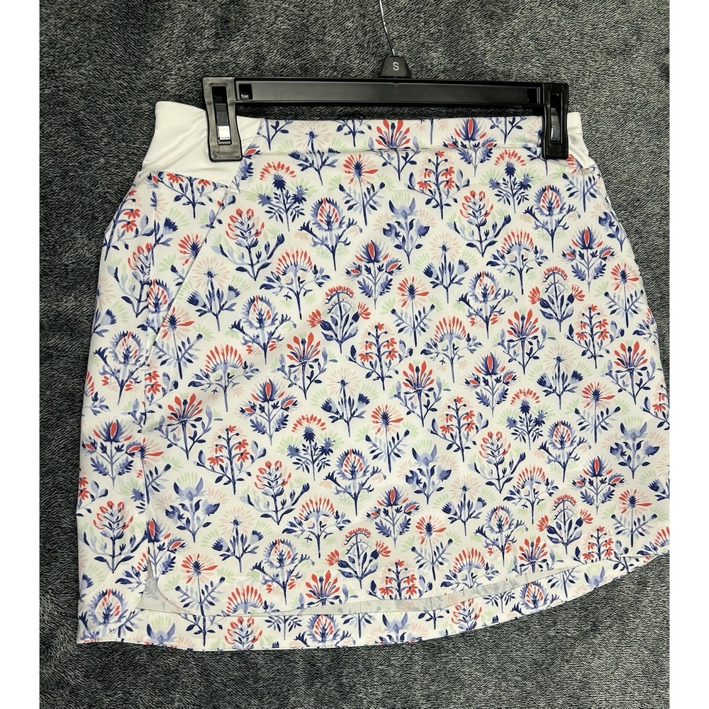 Walter Hagen 16" Pull On Skort (P11) Lightweight Core Skirt Tile Floral Small(A2